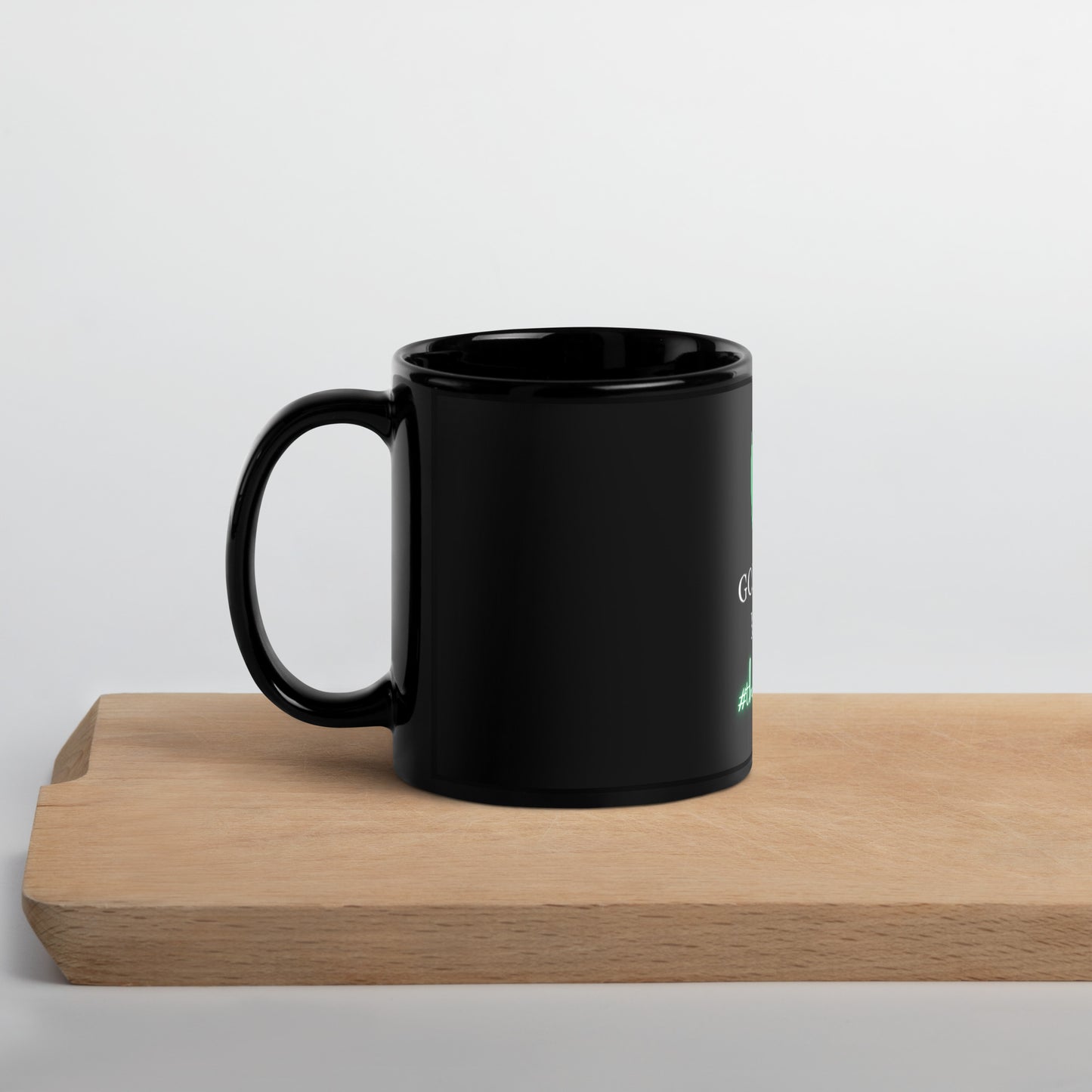 That Good Feeling Black Glossy Mug