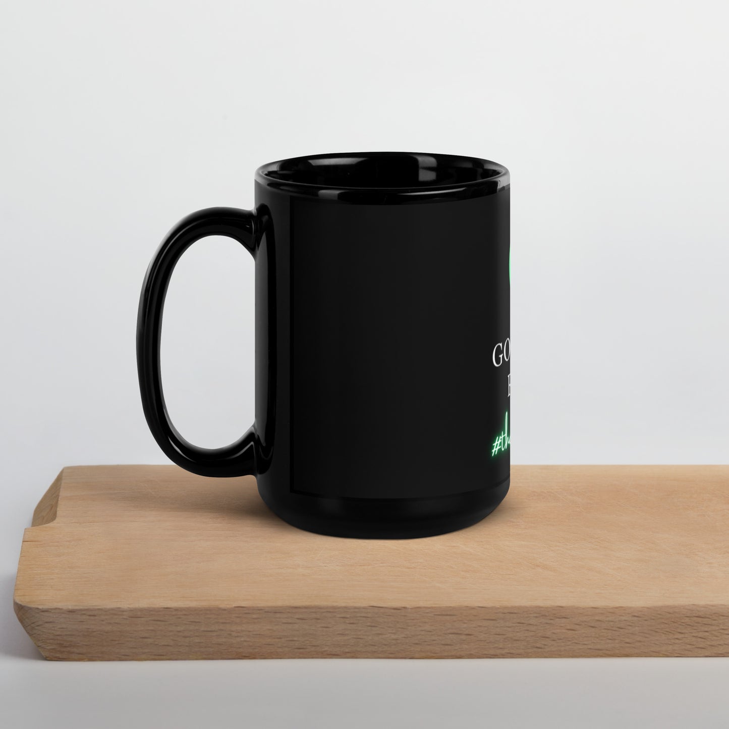 That Good Feeling Black Glossy Mug